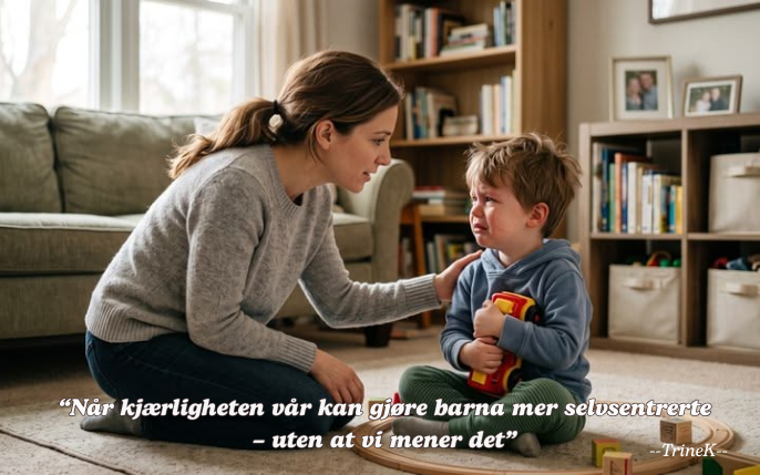 Når kjærligheten vår kan gjøre barna mer selvsentrerte – uten at vi mener det